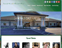 Tablet Screenshot of emeraldcoastfuneralhome.com